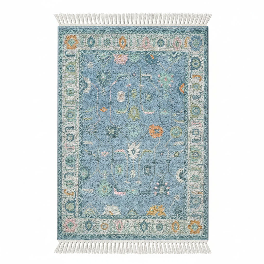 AVELENORA - Hand Knotted Oushak Carpet